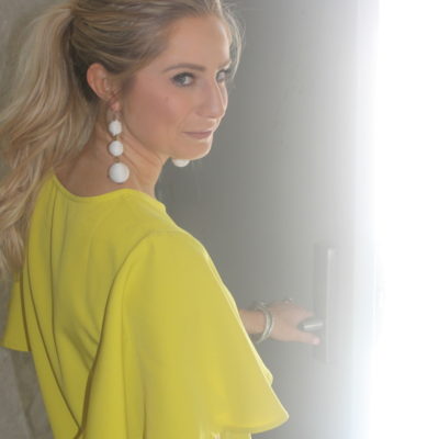 Crushing on this Chartreuse Dress