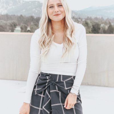 Plaid Skort – Channeling my Inner Cher from Clueless