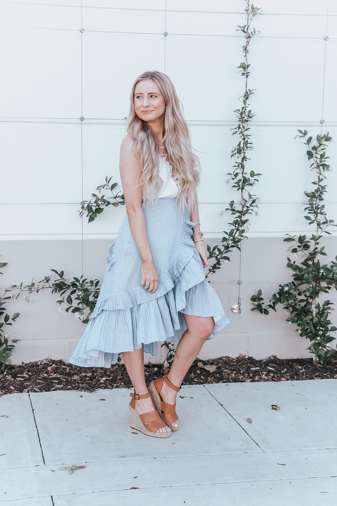 Ruffled Tiered Skirt - Blonde in the Burbs